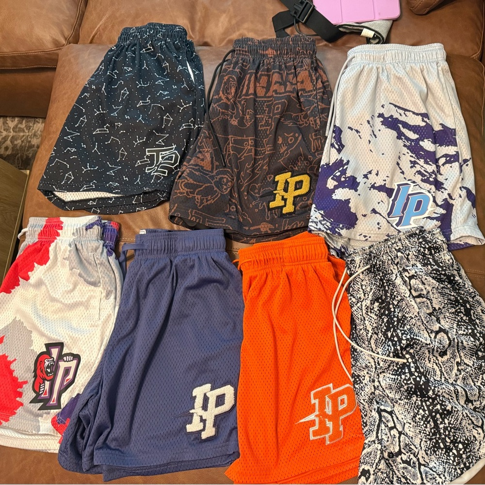 Bundle of 7 Inaka Power Mesh Men’s Shorts